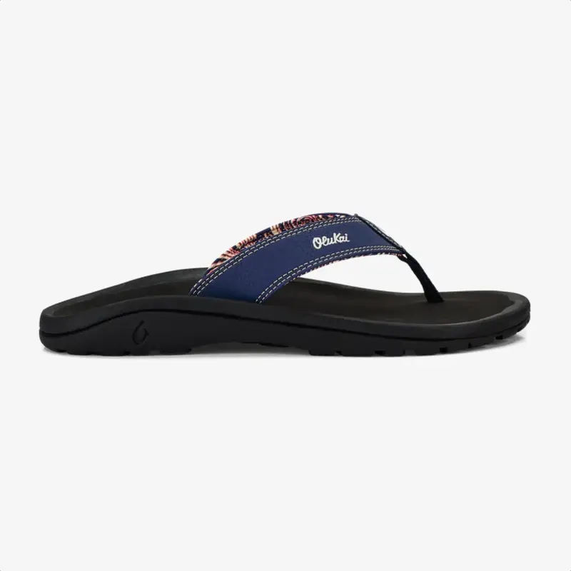 OluKai 'Ohana Men's Beach Sandal Navy / Onyx