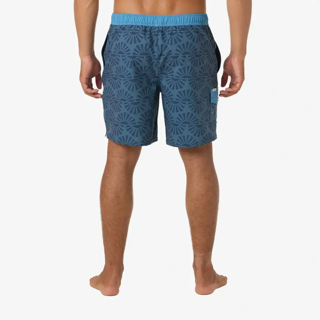 O'Neill O'Neill Hermosa Retro Elastic Waist 17" Swim Trunks Dark Slate