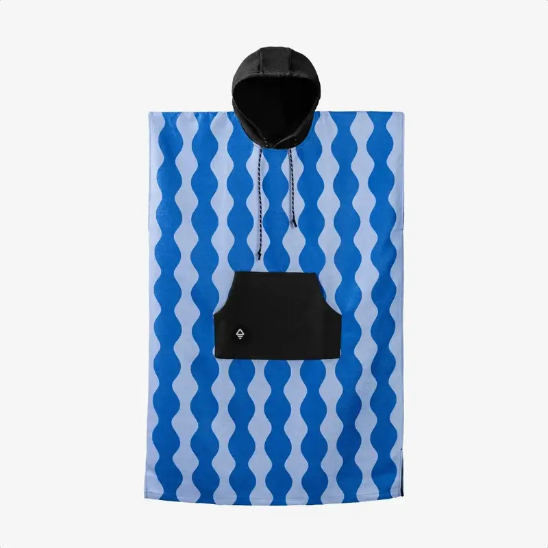 Nomadix Changing Poncho Slack Tide Coastal Blue