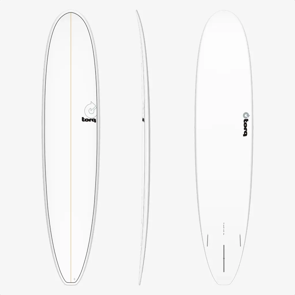 Torq 8'6" Torq Longboard Pinline White