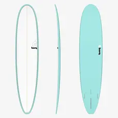 Torq 9'0" Torq Longboard Pinline Miami Blue + White Deck