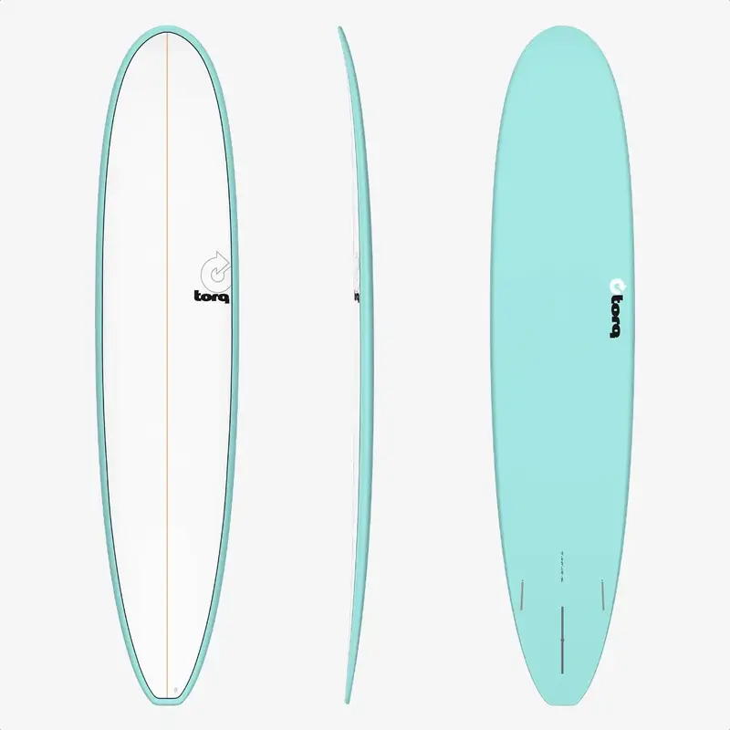 Torq 9'0" Longboard Pinline Miami Blue + White Deck