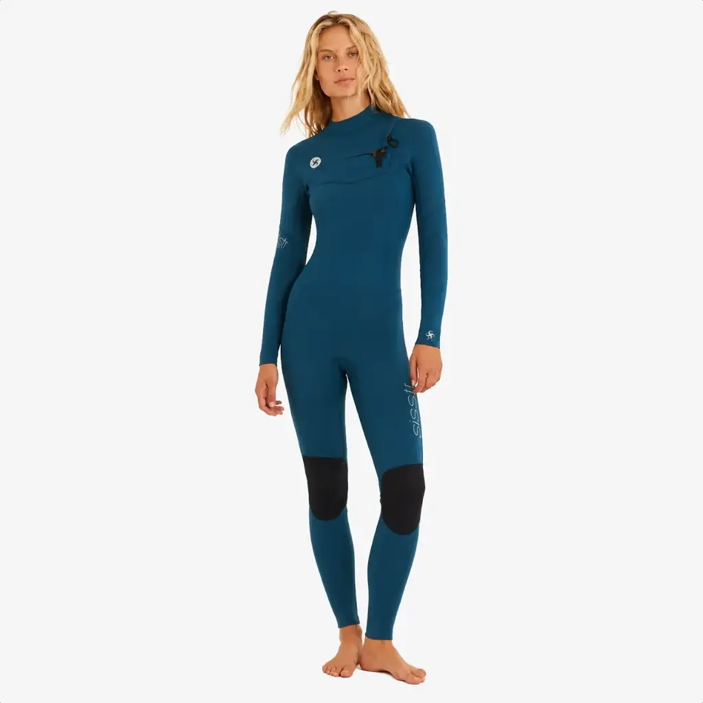 sisstr Sisstr 7 Seas 4/3 Chest Zip Full Wetsuit Laguna