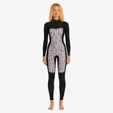 sisstr Sisstr 7 Seas 3/2 Back Zip Break Up Full Wetsuit Blue Moon