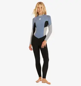 sisstr 7 Seas 3/2 Back Zip Break Up Full Wetsuit Blue Moon