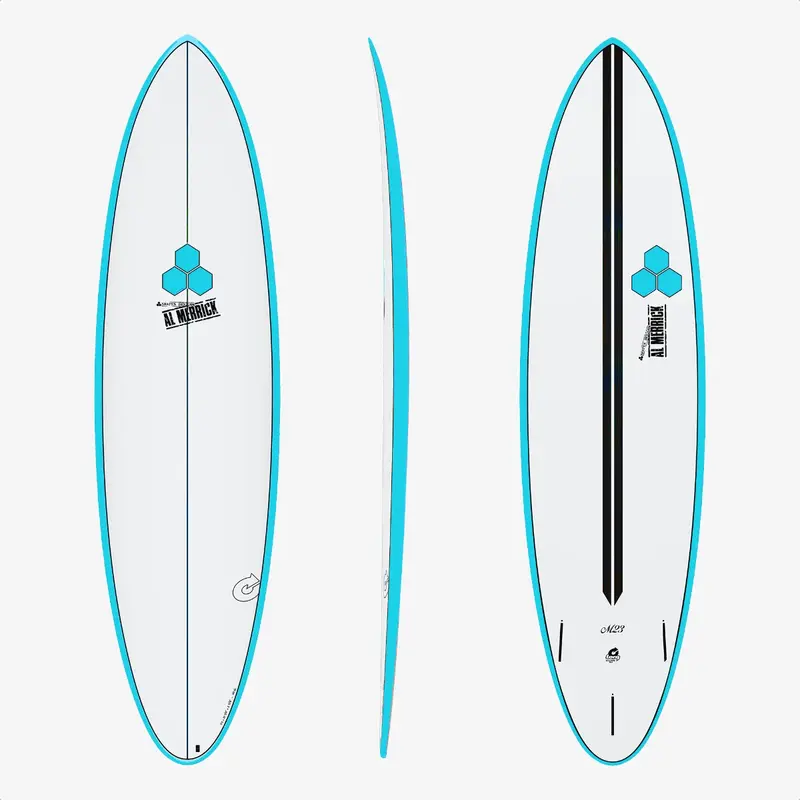 Torq 7'4" Channel Islands M23 X-Lite Blue Rails
