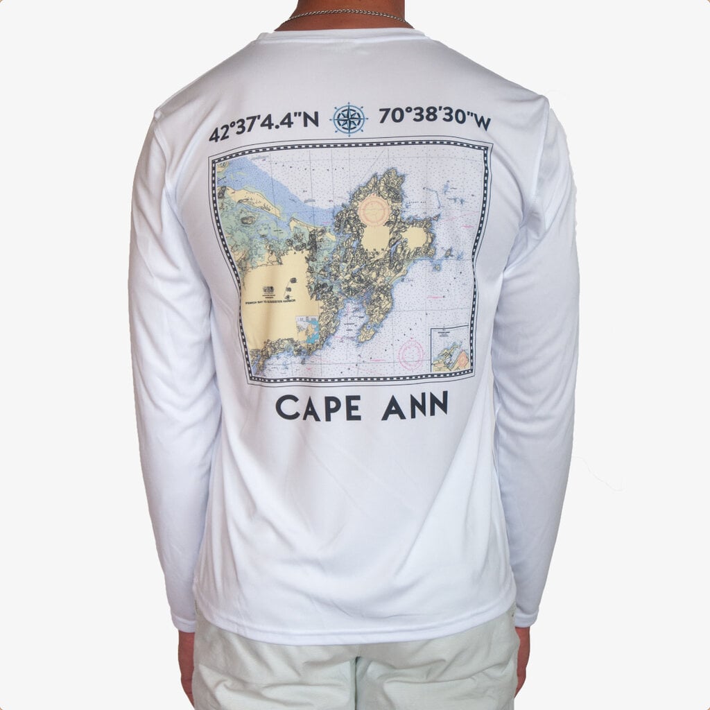 Surfari Surfari Cape Ann UPF 50+ L/S Solar Top White FINAL SALE