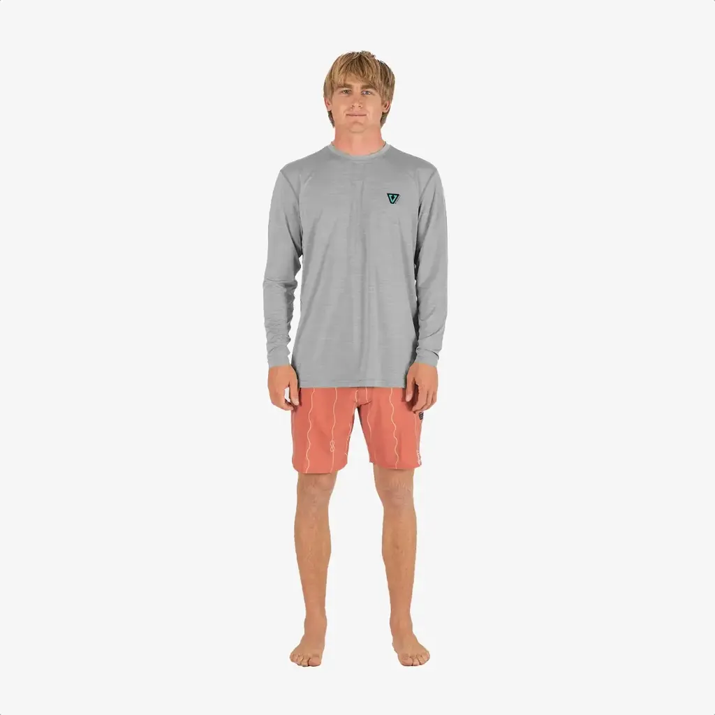 Vissla Vissla Twisted Eco Long Sleeve Sun Shirt Slate Heather
