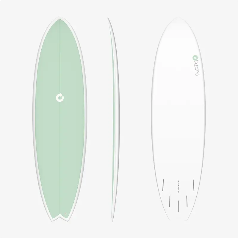 Torq 6'10" Mod Fish Sea Green Deck