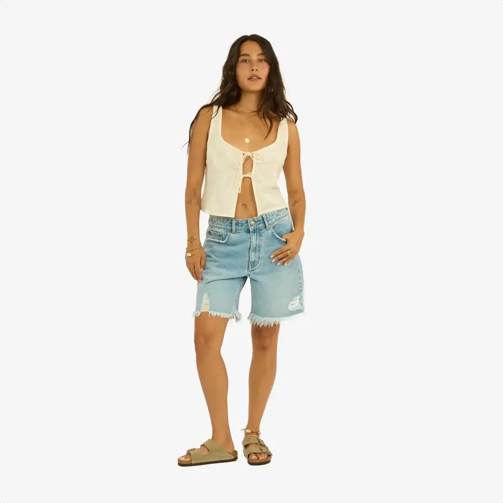 sisstr Sisstr Best Daze Woven Vest Sea Salt