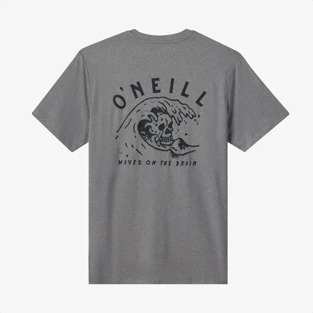 O'Neill O’Neill Boy's Wave Brain UPF Tee Gargoyle Melange