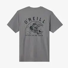 O'Neill O’Neill Boy's Wave Brain UPF Tee Gargoyle Melange
