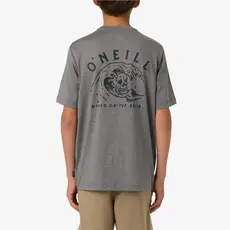 O'Neill O’Neill Boy's Wave Brain UPF Tee Gargoyle Melange
