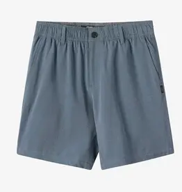 O'Neill Boy's Reserve Light Check Elastic Waist 16" Hybrid Shorts