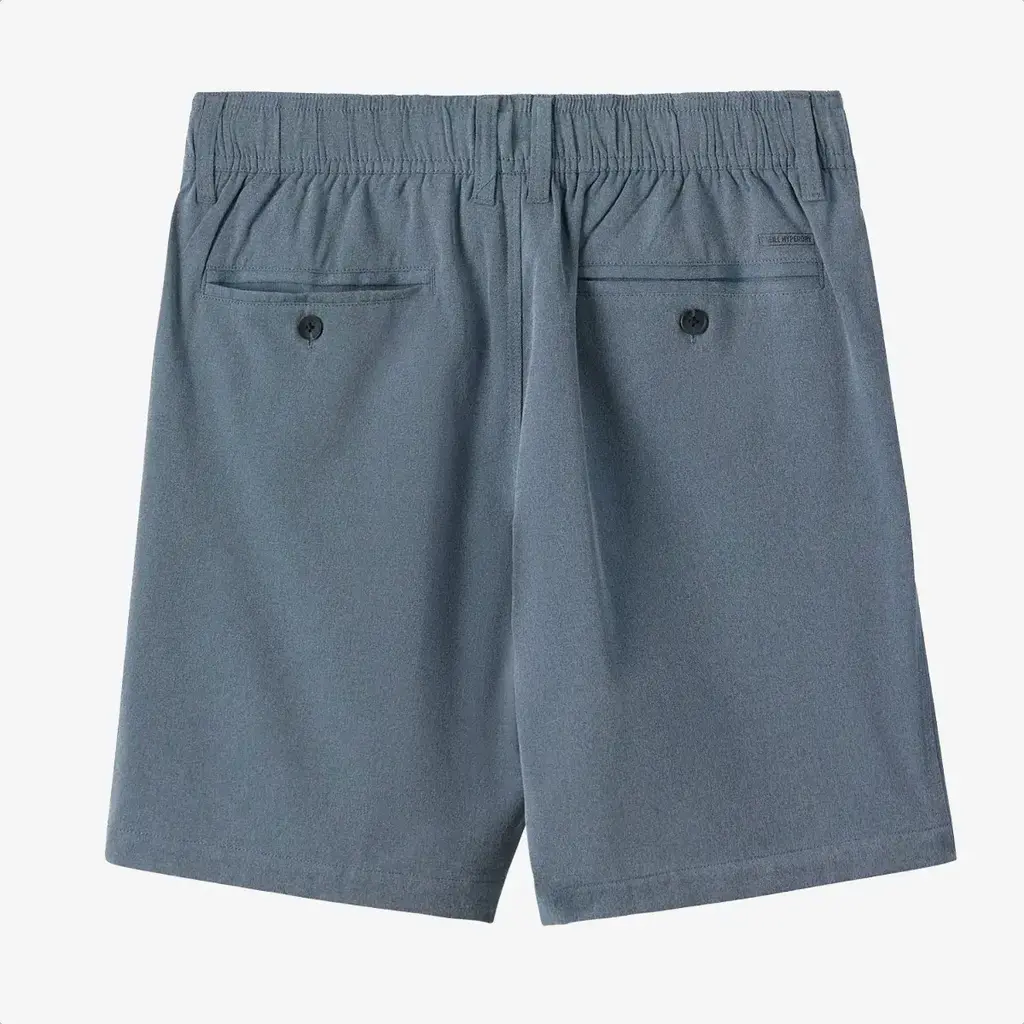 O'Neill O'Neill Boy's Reserve Light Check Elastic Waist 16" Hybrid Shorts