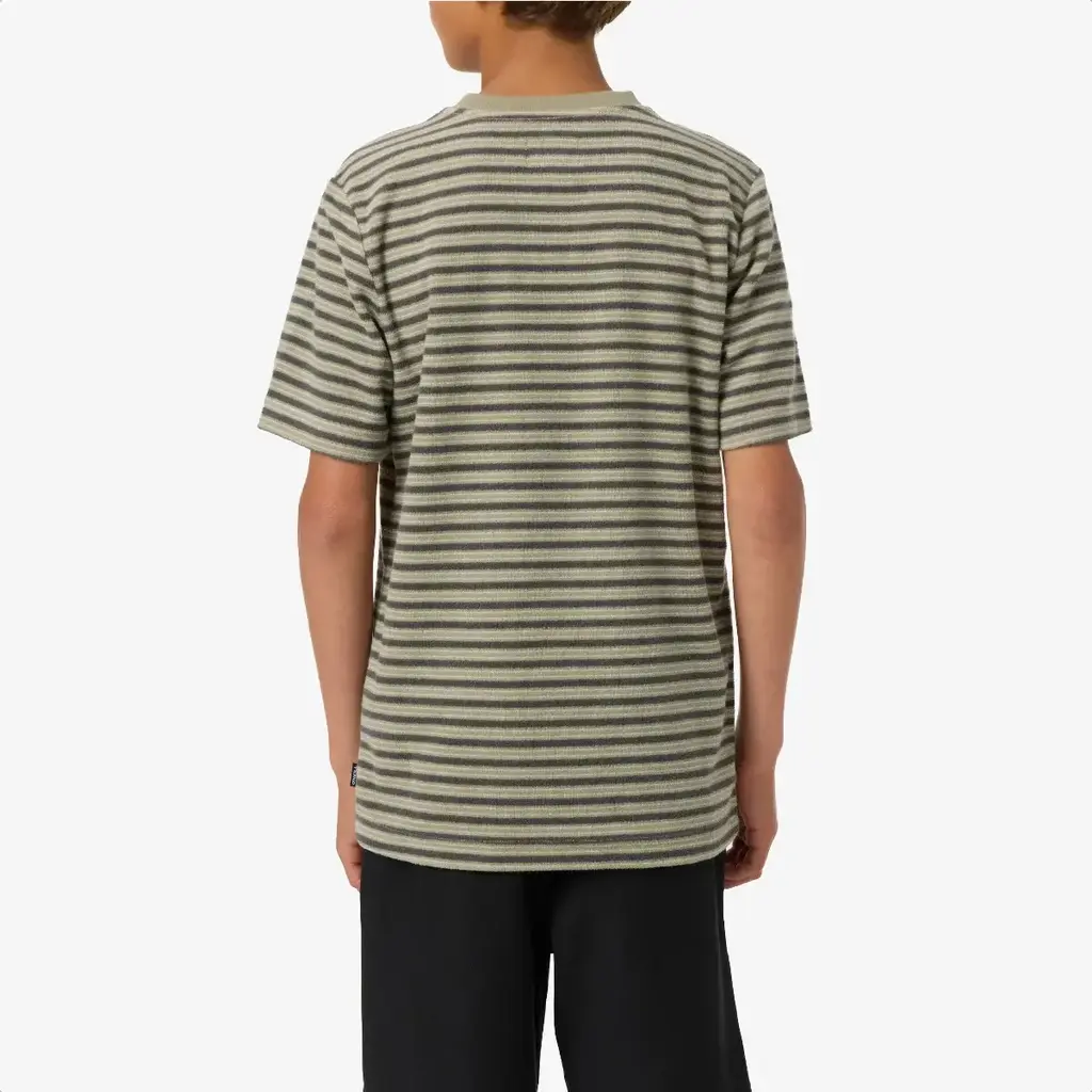 O'Neill O’Neill Boy's Frontiers Striped Tee Seagrass