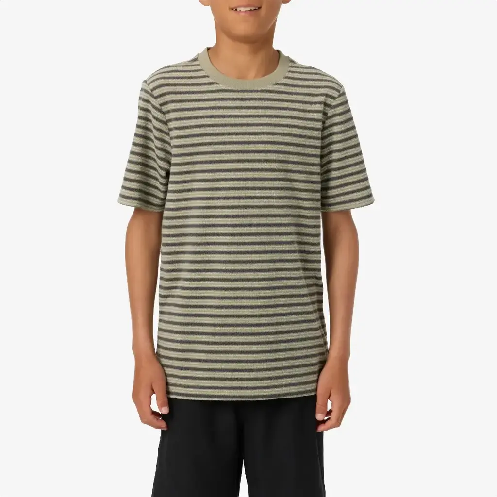 O'Neill O’Neill Boy's Frontiers Striped Tee Seagrass