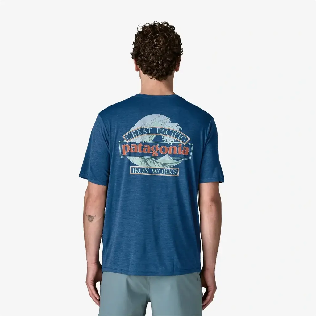 Patagonia Patagonia Men's Capilene Cool Daily Shirt Great Waves Clement Blue Light Clement Blue X-Dye