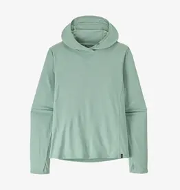 Patagonia Women's Capilene Cool Sun Hoody Thermal Blue Thin Ice X-Dye