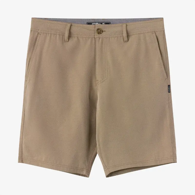O'Neill Reserve Light Check 19" Hybrid Shorts Light Khaki