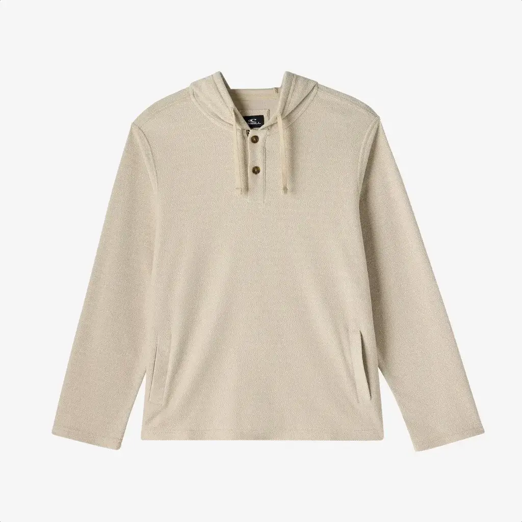 O'Neill O'Neill Bavaro Solid Poncho Pullover Fleece Light Khaki