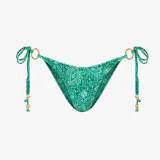 Kulani Kinis Kulani Kinis Ring Cheeky Tie Bikini Bottom Emerald Aura