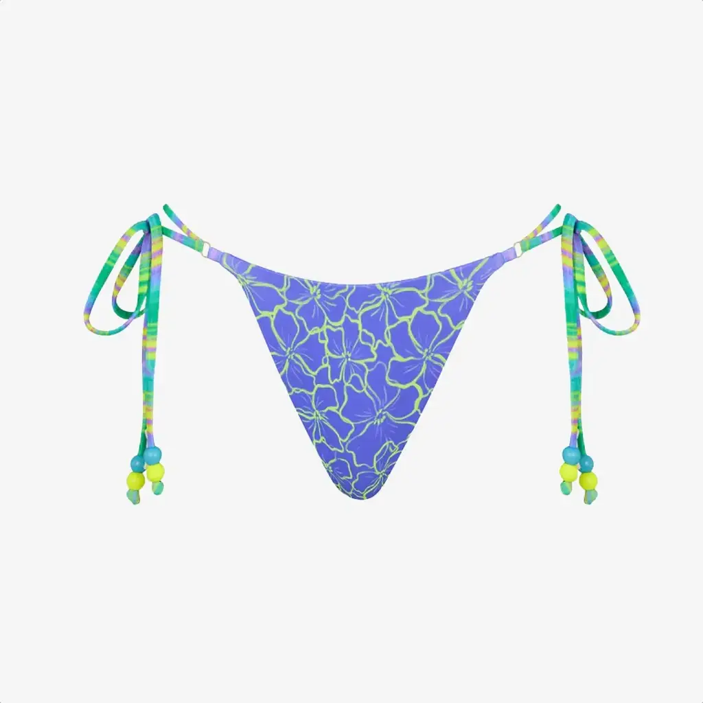 Kulani Kinis Kulani Kinis Thong Tie Side Bikini Bottom Sugar Wave