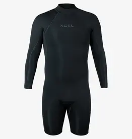 XCEL Men's Axis Long Sleeve Spring Wetsuit 2mm Black