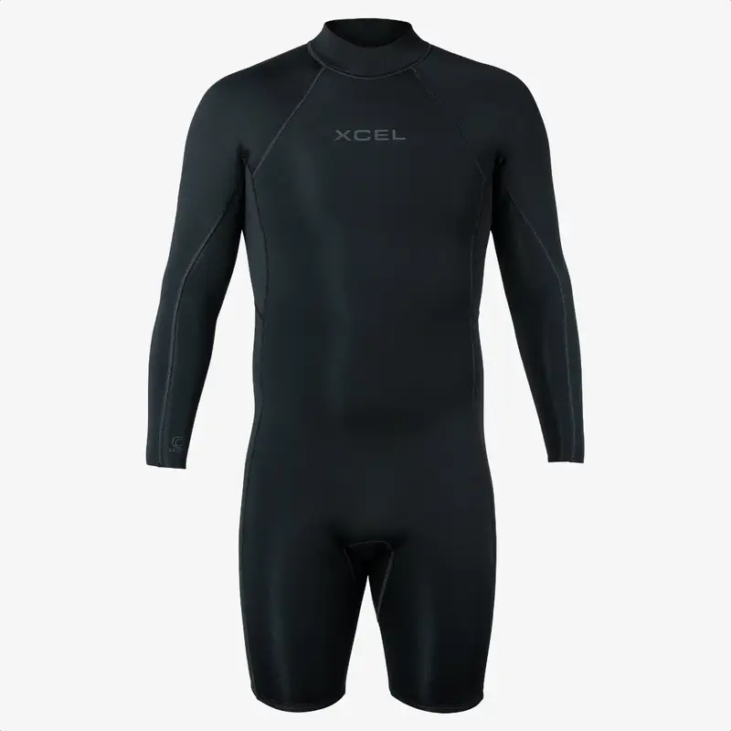 XCEL Men's Axis Long Sleeve Spring Wetsuit 2mm Black