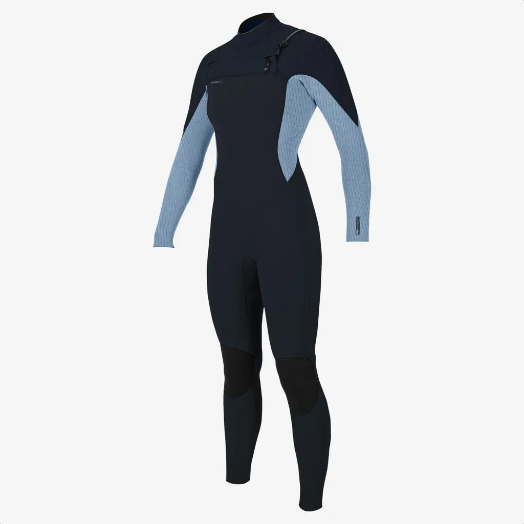 O'Neill O’Neill Women's Hyperfreak 3/2mm+ Chest Zip Full Wetsuit Carbon/Faded Denim