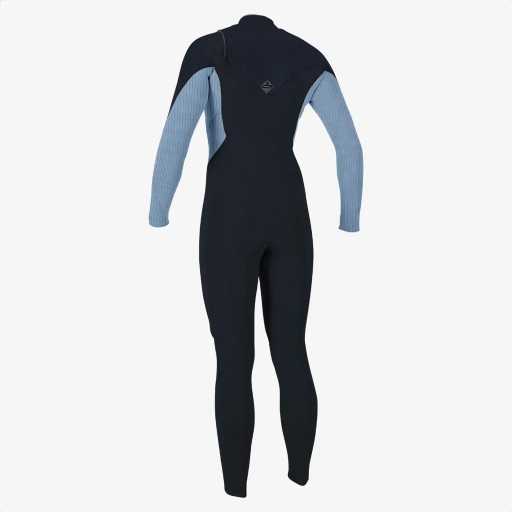 O'Neill O’Neill Women's Hyperfreak 3/2mm+ Chest Zip Full Wetsuit Carbon/Faded Denim
