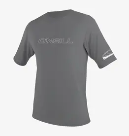 O'Neill Basic Skins 2 50+ S/S Rash Guard Charcoal