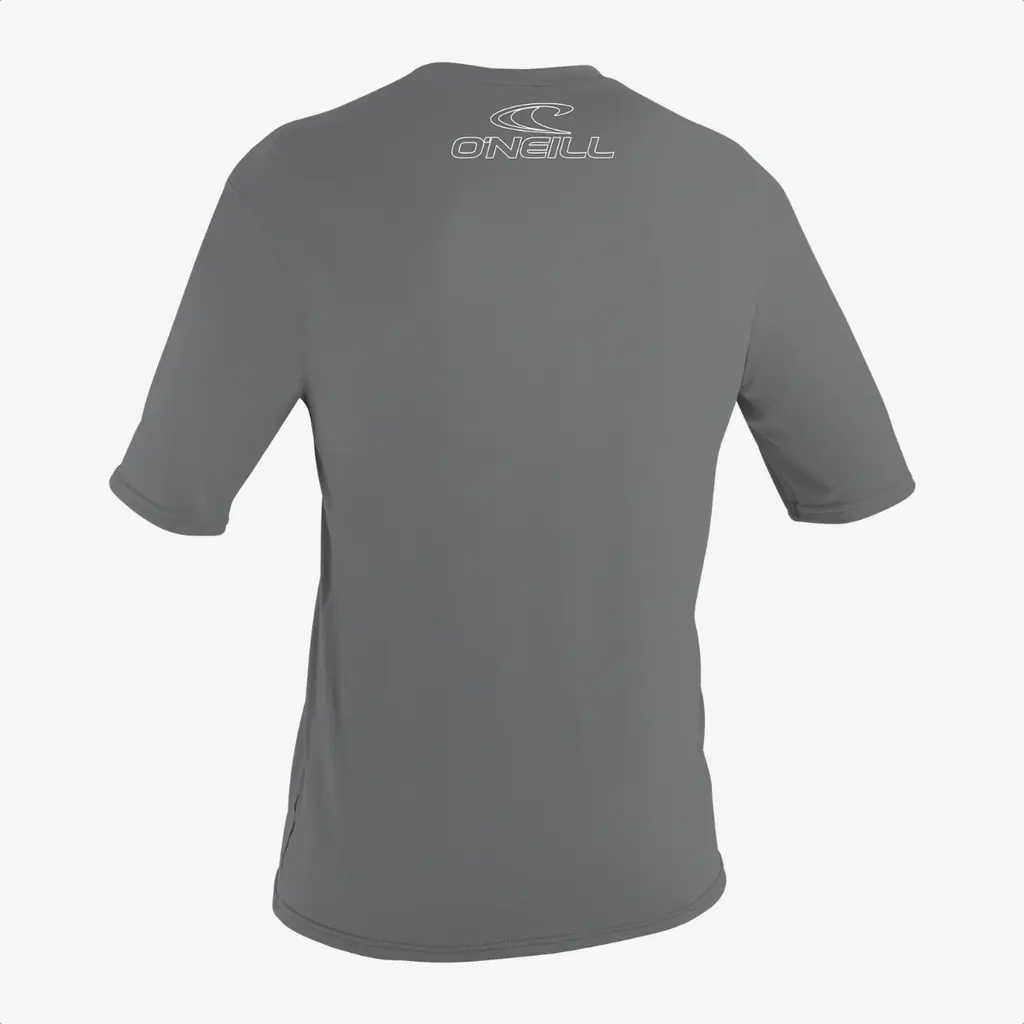 O'Neill O'Neill Basic Skins 2 50+ S/S Rash Guard Charcoal