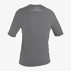O'Neill O'Neill Basic Skins 2 50+ S/S Rash Guard Charcoal