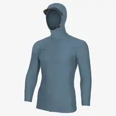 O'Neill O'Neill Hyperfreak Skins O'Zone L/S Rash Guard W/ Hood Blufusion