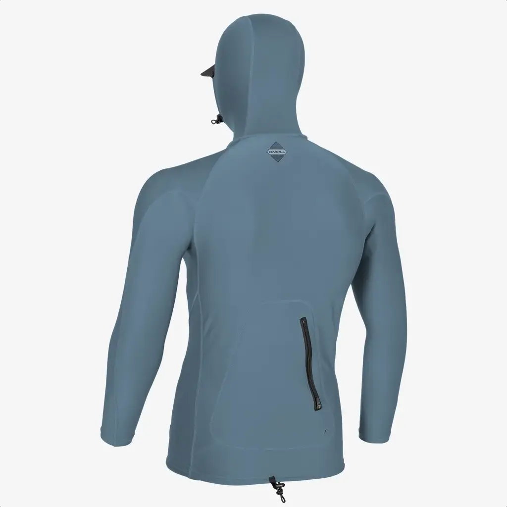 O'Neill O'Neill Hyperfreak Skins O'Zone L/S Rash Guard W/ Hood Blufusion