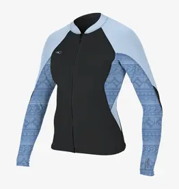 O'Neill Women's Bahia 1/0.5mm Full Zip Jacket Tempsteel/Surfab/Chamblu