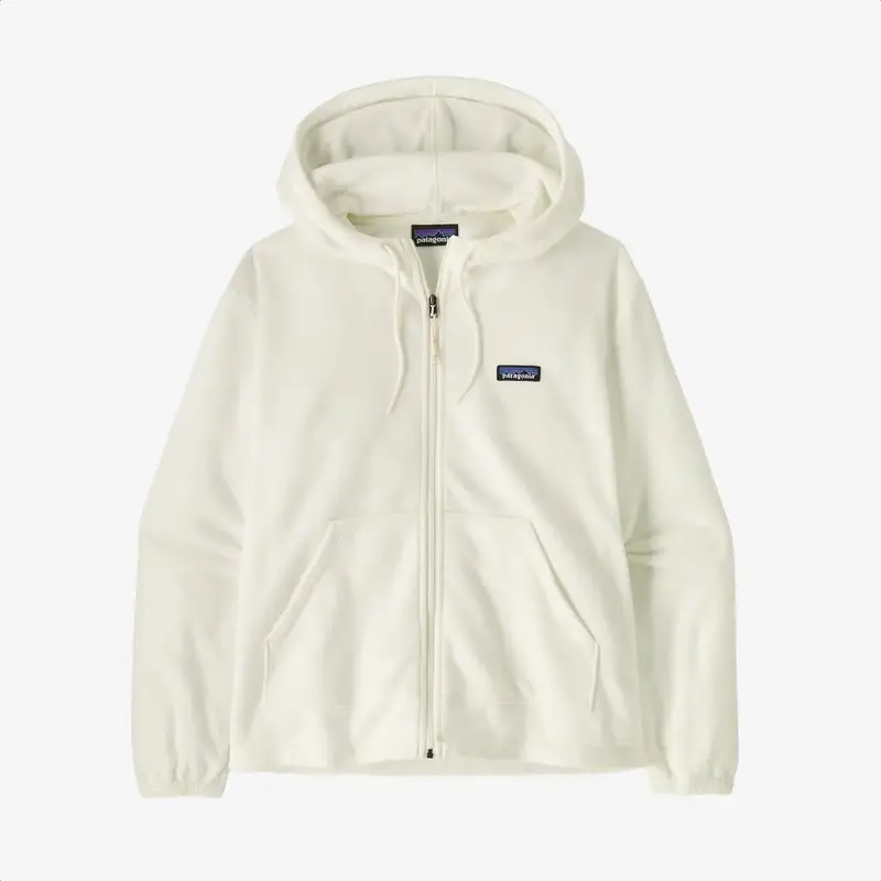 Patagonia Women's Micro D Fleece Hoody Birch White