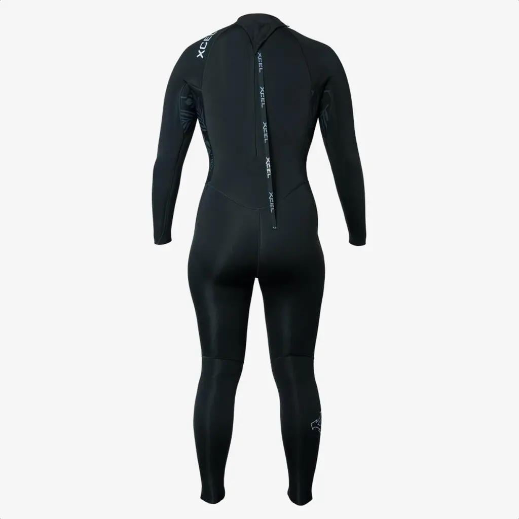 XCEL Xcel Women's Axis Back Zip Full Wetsuit 3/2mm Black w/Palm