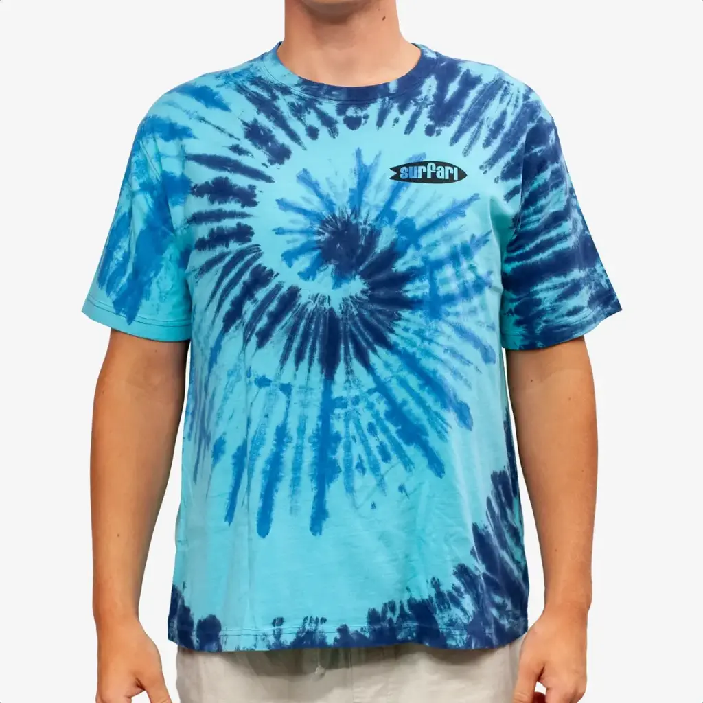Surfari Surfari G-Town Stealie V2 Tie Dye Tee Blue Lagoon