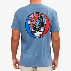Surfari Surfari G-Town Stealie V2 Tee Blue Jean