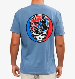 Surfari G-Town Stealie V2 Tee Blue Jean