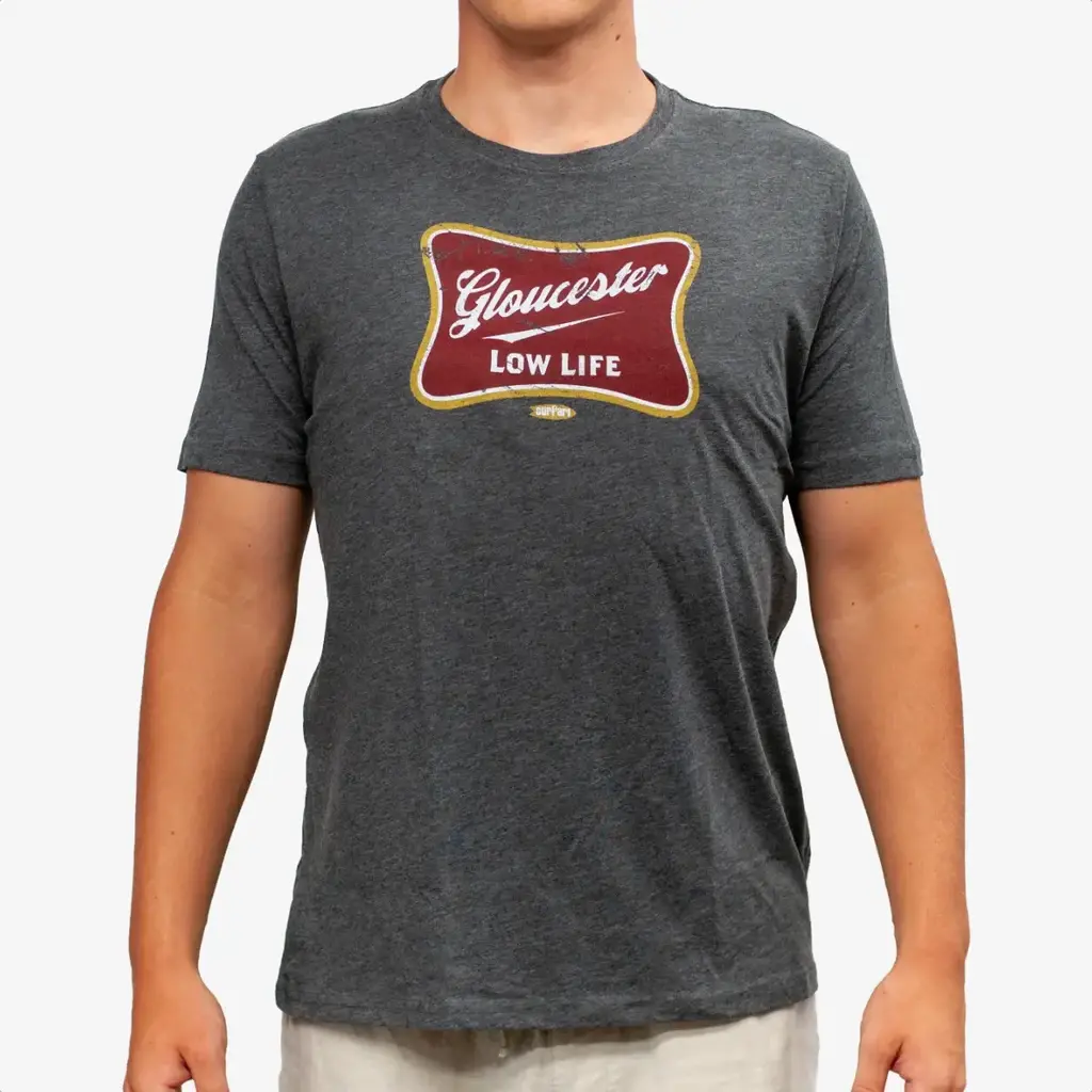 Surfari Surfari Gloucester Low Life T-shirt Charcoal