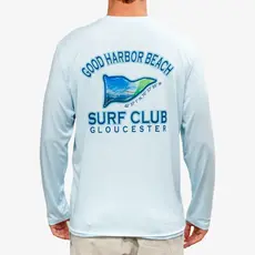 Surfari Surfari Good Harbor Surf Club UPF 50+ L/S Solar Top Blue