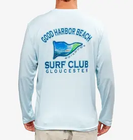 Surfari Good Harbor Surf Club UPF 50+ L/S Solar Top Blue