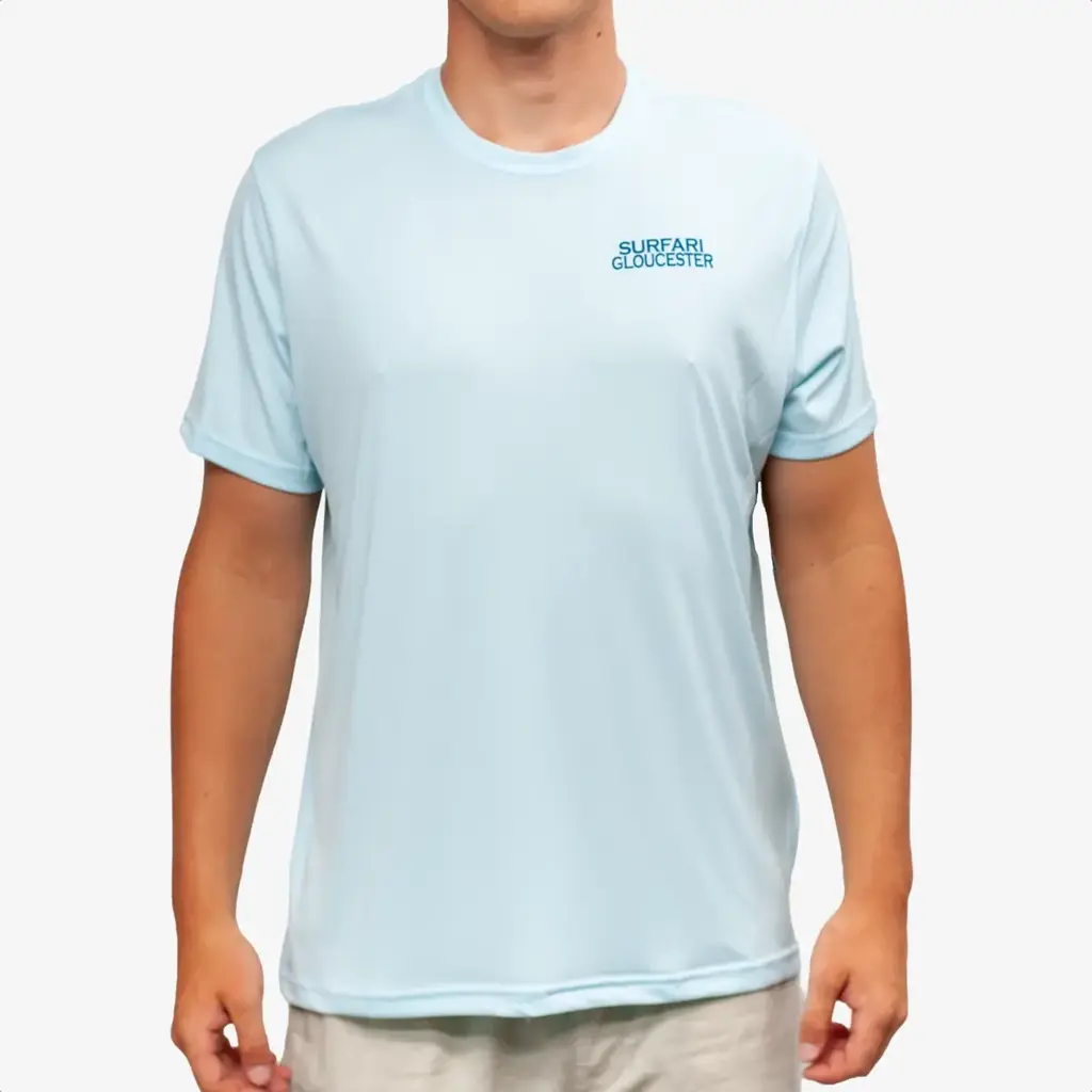 Surfari Surfari Good Harbor Surf Club UPF 50+ S/S Solar Top Blue