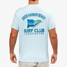 Surfari Surfari Good Harbor Surf Club UPF 50+ S/S Solar Top Blue