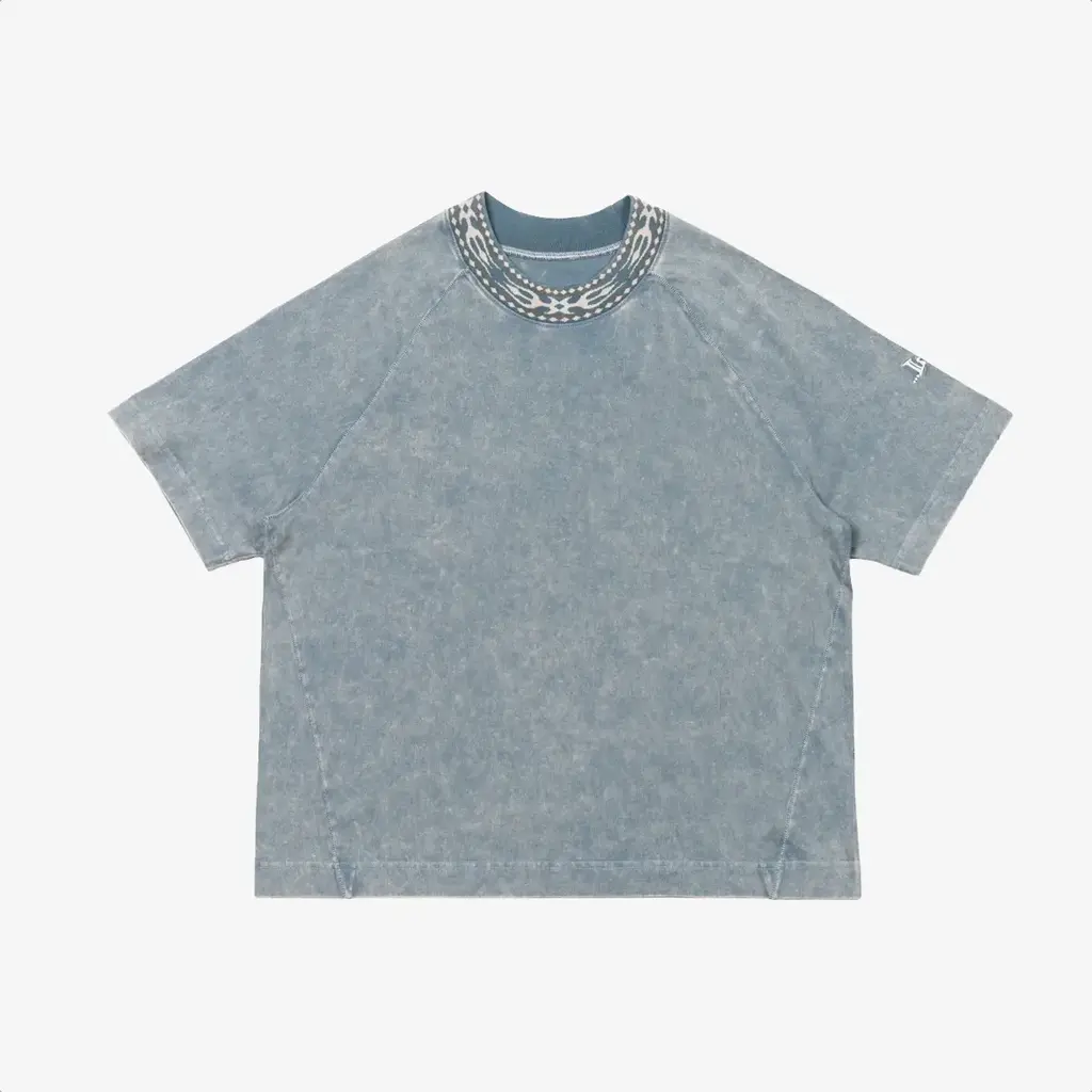 ...Lost Lost Buster Crew Tee Steel Blue