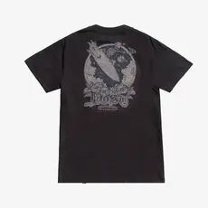 ...Lost Lost Mental Tee Black Garment Dye