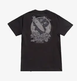 ...Lost Mental Tee Black Garment Dye